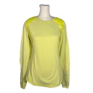 Lululemon-RUN: Ice Queen Long Sleeve Yellow Size 6